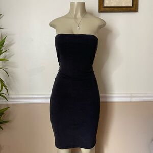 Victoria's Secret Bra Top Y2K Vintage Ruched Stretch Strapless Dress